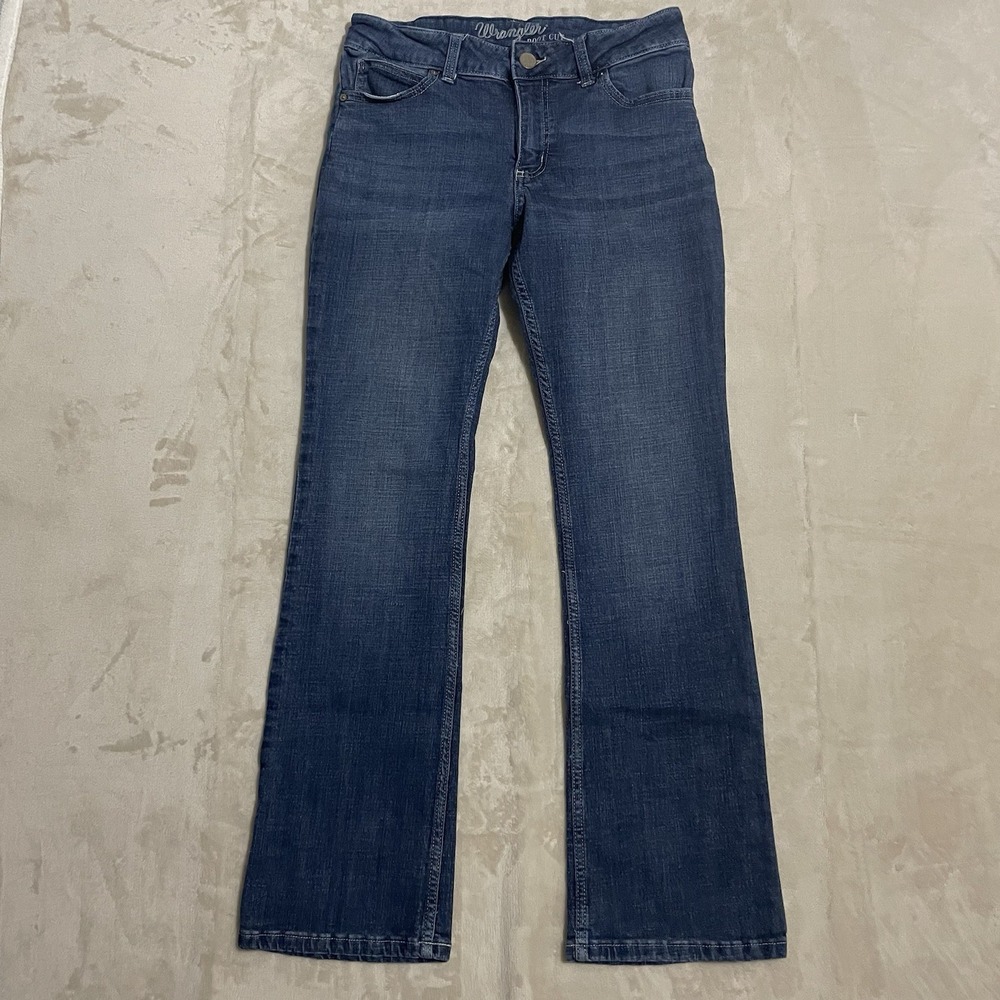 Wrangler Jeans Juniors Size 11x32 BootCut Stretch Blue Denim Medium Wash‎